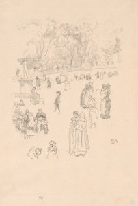 Plejepiger: "Maids of Luxembourg" af James Abbott McNeill Whistler