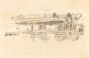 Den gamle Battersea-bro af James Abbott McNeill Whistler