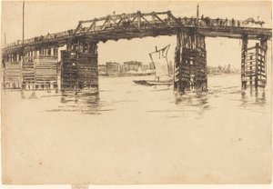 Den gamle Battersea-bro af James Abbott McNeill Whistler