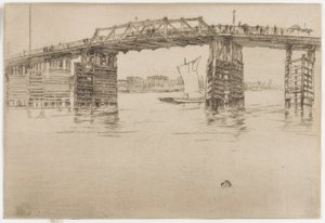 Den gamle Battersea-bro af James Abbott McNeill Whistler
