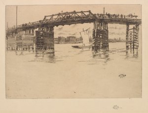 Den gamle Battersea-bro af James Abbott McNeill Whistler