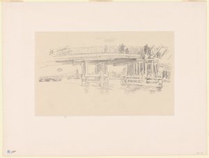Den gamle Battersea-bro af James Abbott McNeill Whistler