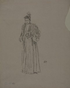 Portrætstudie: Miss Charlotte R. Williams af James Abbott McNeill Whistler