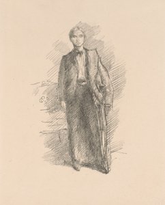 Portrætstudie: Herbert C. Pollitt af James Abbott McNeill Whistler