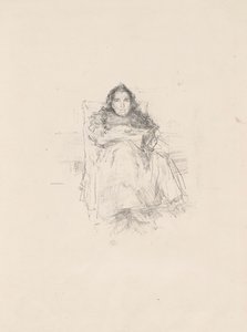 Portrætstudie: Mrs. Philip, nr. 3 (recto) Portrætstudie: Geneviève Mallarmé (verso)