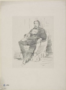 Portræt af Dr. Whistler, nr. 2 af James Abbott McNeill Whistler