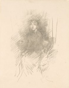 Portræt af en ung kvinde [Miss Seton] af James McNeill Whistler