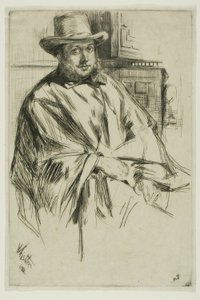 Portræt af en mand af James Abbott McNeill Whistler
