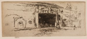 Railway Arch, American Square af James Abbott McNeill Whistler