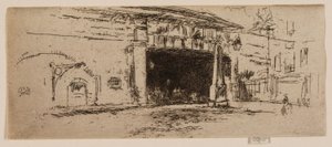 Railway Arch, American Square af James Abbott McNeill Whistler