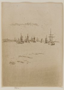 Vend tilbage til Tilbury af James Abbott McNeill Whistler