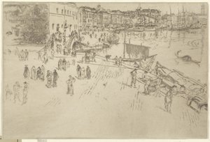 Riva, nr. 1 af James Abbott McNeill Whistler