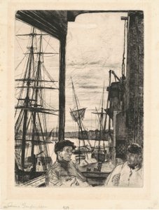 Rotherhithe af James Abbott McNeill Whistler