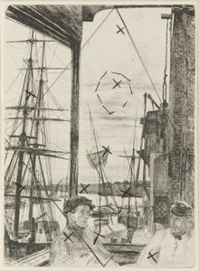 Rotherhithe af James Abbott McNeill Whistler