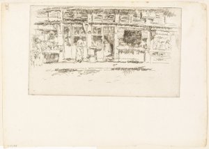 Rue de la Rochefoucauld af James Abbott McNeill Whistler