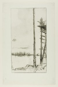 Skibsværft, Liverpool af James McNeill Whistler