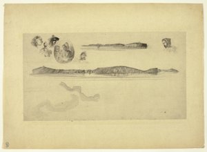 Skitser på Kystundersøgelsespladen af James Abbott McNeill Whistler