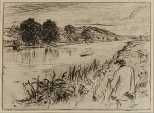 Skitsering af James Abbott McNeill Whistler