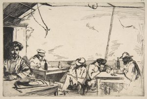 Suppe til tre sous af James McNeill Whistler