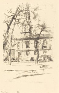 St. Giles-in-the-Fields af James Abbott McNeill Whistler