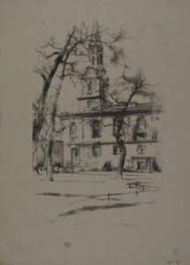 St. Giles-in-the-Fields af James Abbott McNeill Whistler