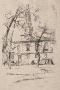 St. Giles-in-the-Fields af James McNeill Whistler
