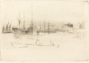 Dampbåde fra tårnet af James Abbott McNeill Whistler