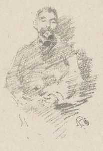 Stephane Mallarme af James Abbott McNeill Whistler