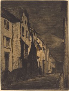 Street at Saverne af James Abbott McNeill Whistler