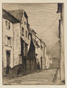 Street at Saverne af James Abbott McNeill Whistler