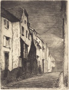 Street at Saverne af James Abbott McNeill Whistler