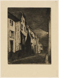 Street at Saverne af James Abbott McNeill Whistler