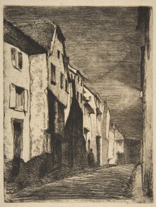 Gade i Saverne af James McNeill Whistler