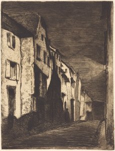 Gade i Saverne af James McNeill Whistler