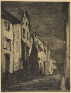 Gade i Saverne af James McNeill Whistler