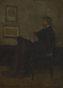 Studie til "Arrangement in Grey and Black, No. 2: Portrait of Thomas Carlyle"