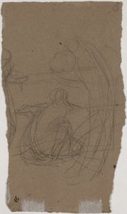 Studie til "Variationer i blåt og grønt" [verso] af James Abbott McNeill Whistler