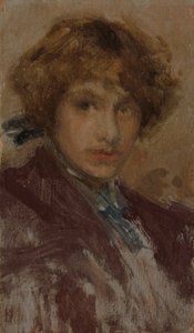 Studie af en piges hoved og skuldre af James McNeill Whistler