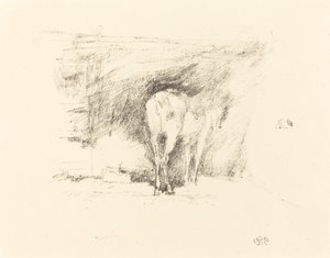 Studie af en hest af James Abbott McNeill Whistler