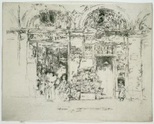 Solsikker, St Germain Market, Paris af James Abbott McNeill Whistler