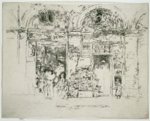Solsikker, St Germain Market, Paris af James McNeill Whistler