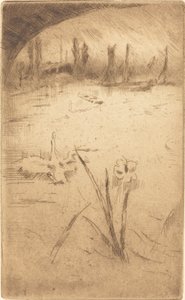 Swan og Iris af James Abbott McNeill Whistler