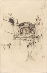 Temple Bar af James Abbott McNeill Whistler