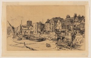 "Adam og Eva", Gamle Chelsea af James Abbott McNeill Whistler