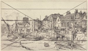 "Adam og Eva", Gamle Chelsea af James Abbott McNeill Whistler