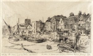 The Adam and Eve Tavern, Old Chelsea af James McNeill Whistler