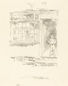 Frisøren i Mews af James Abbott McNeill Whistler