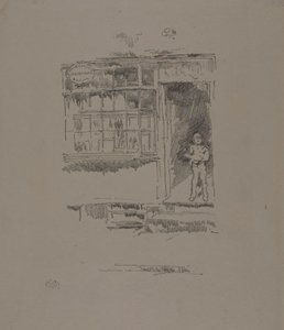 Frisørsalonen i Mews af James McNeill Whistler