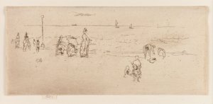 Stranden, Oostende af James Abbott McNeill Whistler