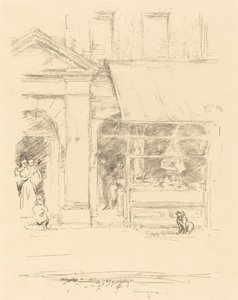 Slagterens hund af James Abbott McNeill Whistler